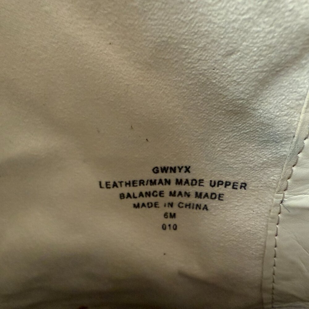 Guess GW Nyx White Multi Leather Studded Boots - Size 6M - Picture 5 of 11